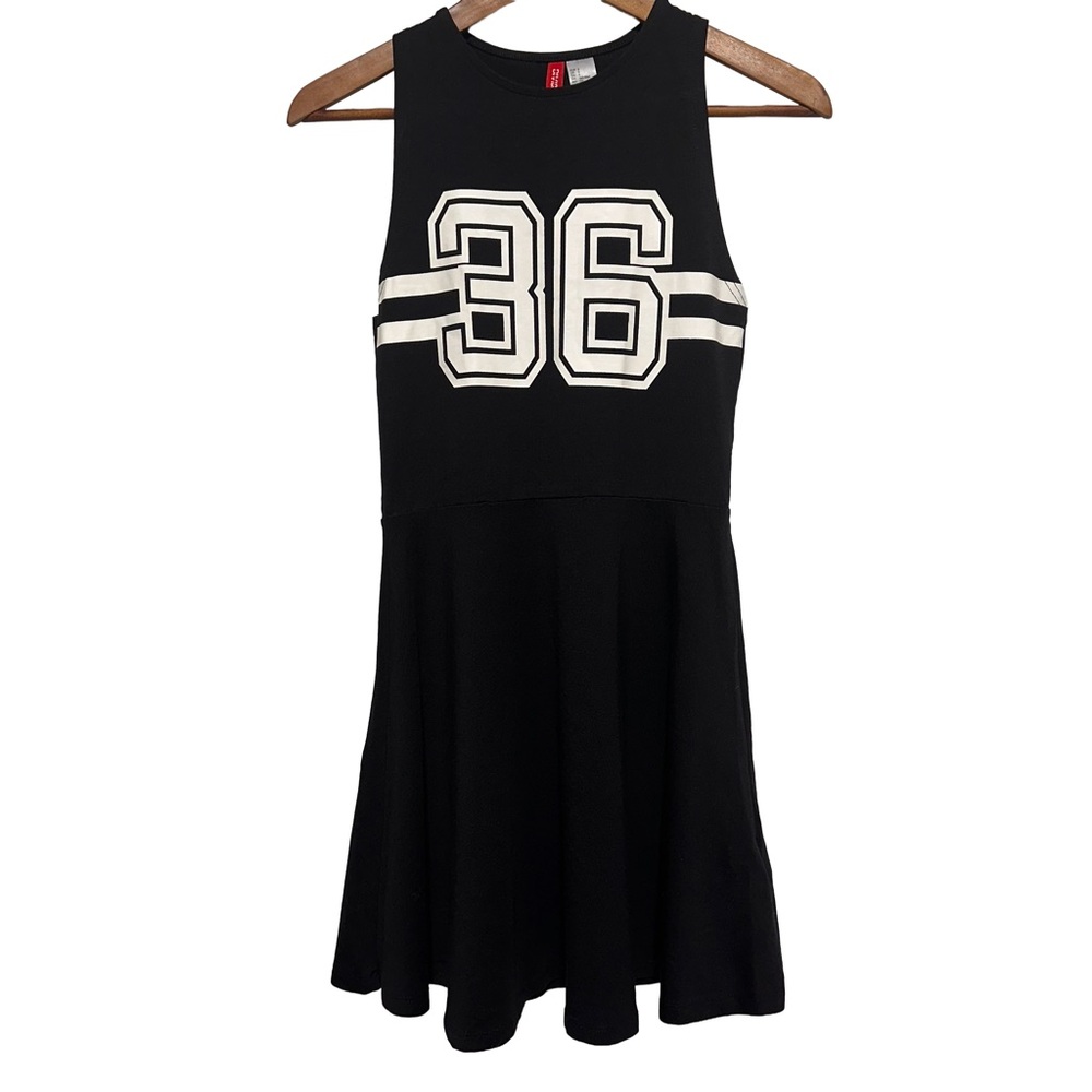 DIVIDED Varsity Cheer Tennis Skater Mini Dress Sporty Preppy